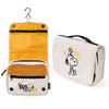 Neceser de viaje Snoopy ERIK desplegado con compartimentos y gancho