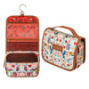 Neceser de viaje Frida Kahlo ERIK floral desplegado
