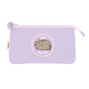 Portatodo triple lila ERIK Moments con diseño de Pusheen