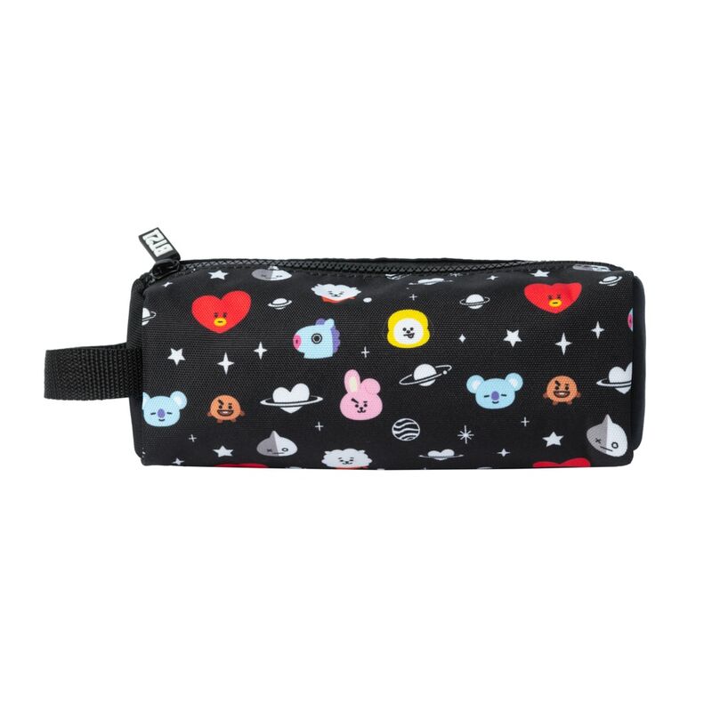 Portatodo ERIK Cool BT21 negro con estampado espacial