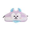 Portatodo de felpa lila New Mang BT21 con cremallera