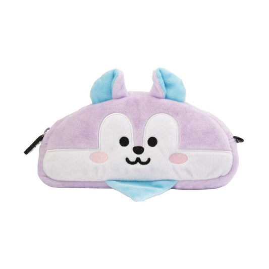 Portatodo de felpa lila New Mang BT21 con cremallera