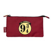 Portatodo triple burdeos Harry Potter Plataforma 9 3/4