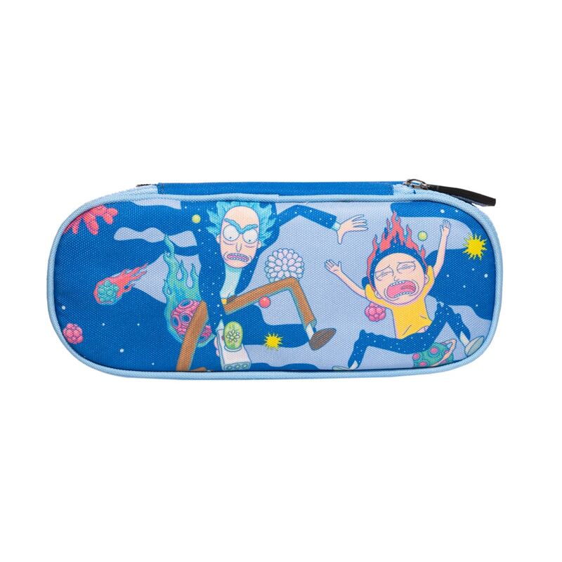 Portatodo azul ERIK de Rick and Morty con Rick y Morty