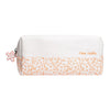 Portatodo ERIK Miss Haiku blanco con flores naranjas
