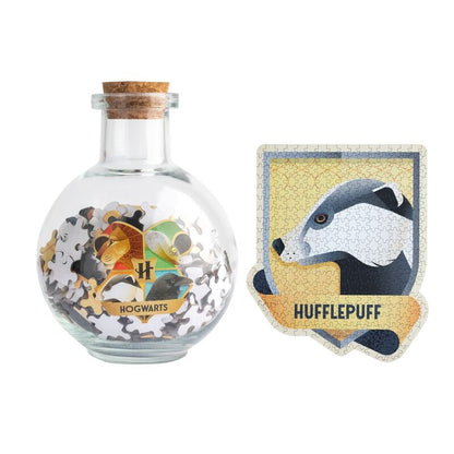 Puzzle Hufflepuff de Harry Potter en pócima de cristal