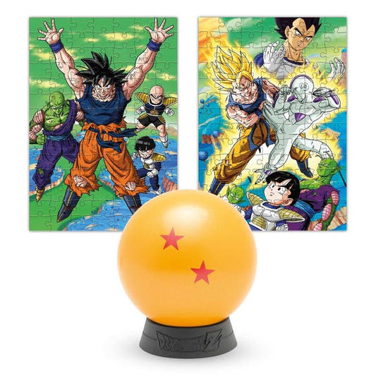 Puzzle Dragon Ball Z de 2 estrellas con base expositora