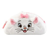 Portatodo de felpa blanco de Marie de Los Aristogatos con lazo rosa