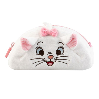 Portatodo de felpa blanco de Marie de Los Aristogatos con lazo rosa