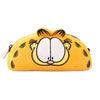 Portatodo amarillo de felpa con el rostro de Garfield