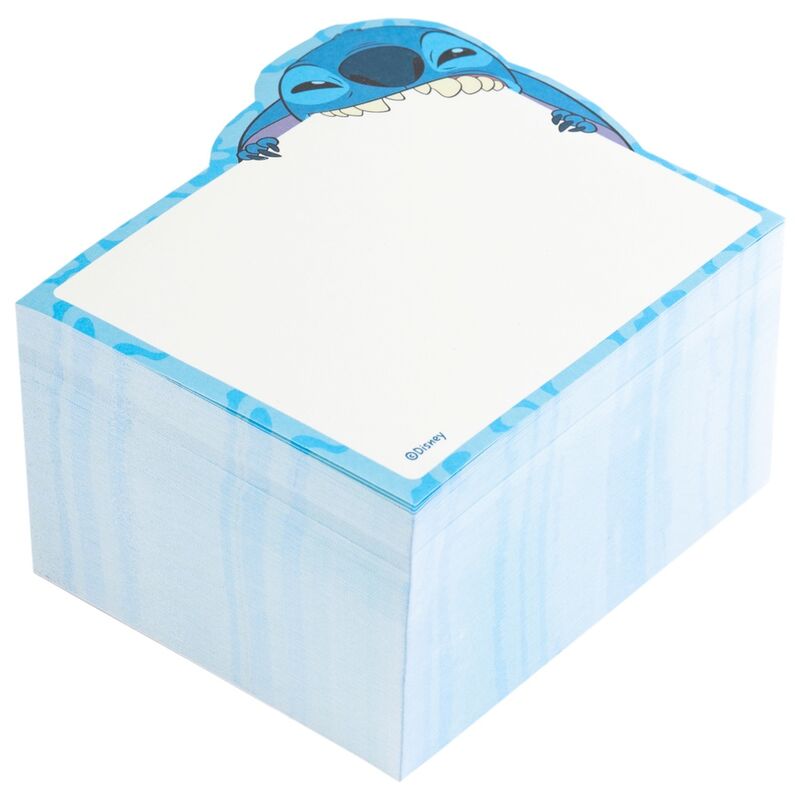 Bloc de notas adhesivas Stitch Disney azul de 400 hojas