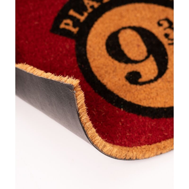 Felpudo granate de Harry Potter con emblema de la Plataforma 9¾ - 2