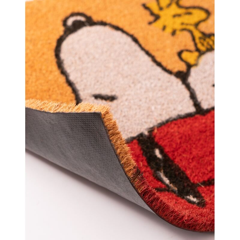 Felpudo ERIK de Snoopy y Woodstock sobre una caseta roja - 2