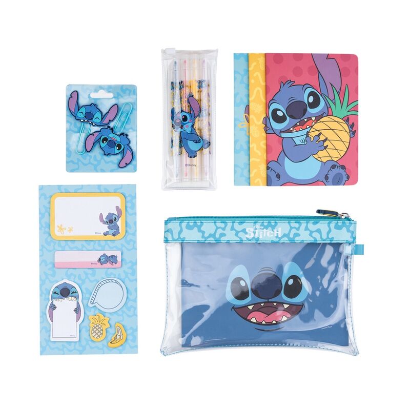 Set de papelería Stitch Disney ERIK con cuadernos y portatodo - 2