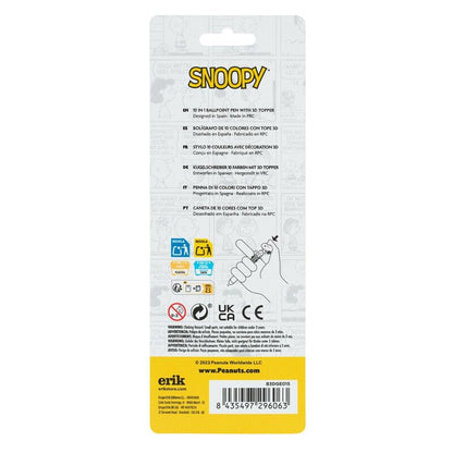 Bolígrafo 3D Snoopy Lazy Days de 10 colores - 2