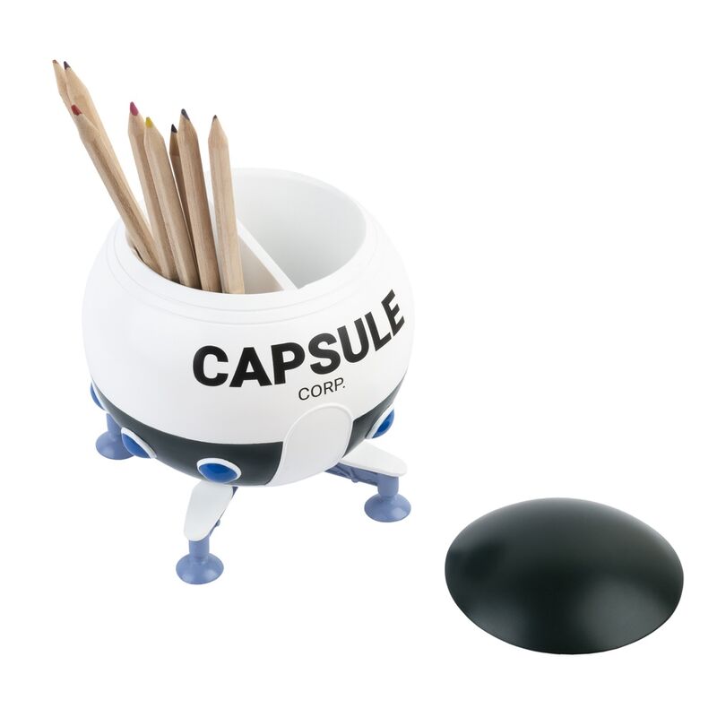 Portalápices esférico Capsule Corp de Dragon Ball Z con patas - 2