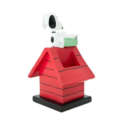 Portalápices de resina Snoopy con forma de caseta roja - 2