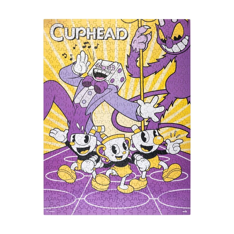 Puzzle Cuphead de 500 piezas con personajes y figura demoníaca - 2