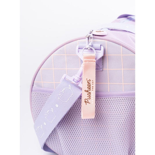 Bolsa de deporte lila Pusheen Moments con bolsillos y correa - 2