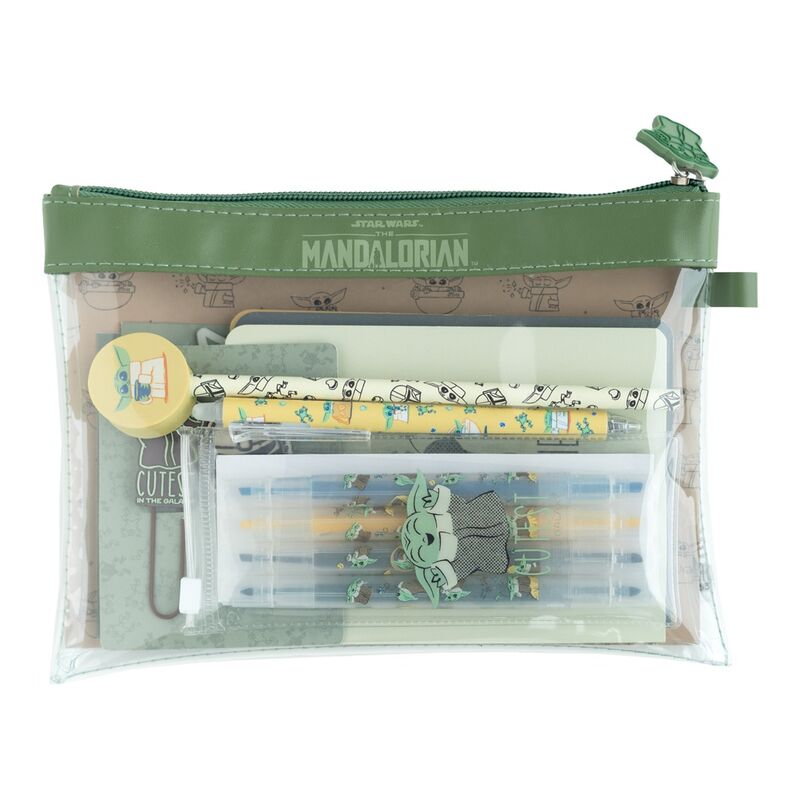 Set de papelería de Grogu y The Mandalorian con cuadernos, subrayadores, pegatinas y portatodo - 2