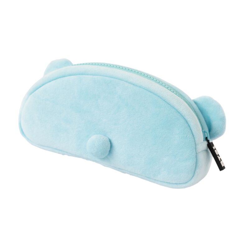 Portatodo de felpa azul claro con diseño de Koya BT21 - 2