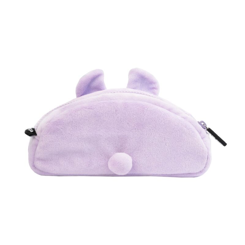 Portatodo de felpa lila New Mang BT21 con cremallera - 2