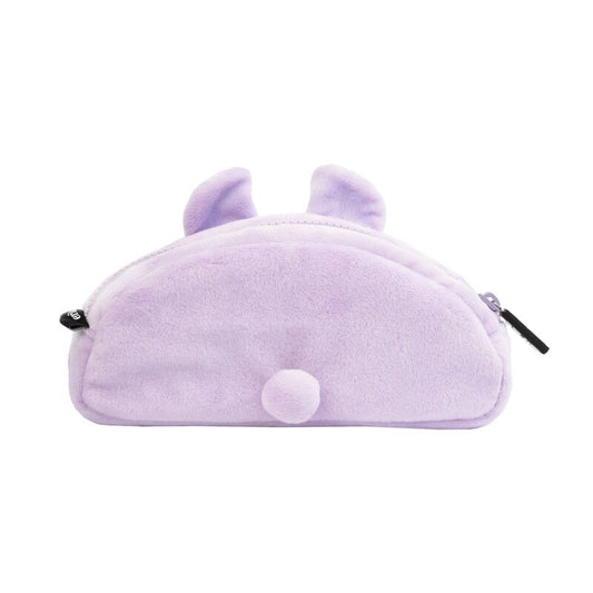 Portatodo de felpa lila New Mang BT21 con cremallera - 2