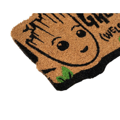 Felpudo Marvel de Groot de fibra de coco con mensaje I Am Groot - 3