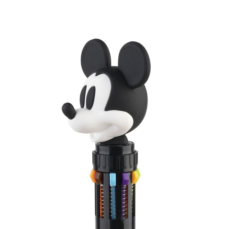 Bolígrafo multicolor de 10 colores Mickey Disney con topper 3D - 3