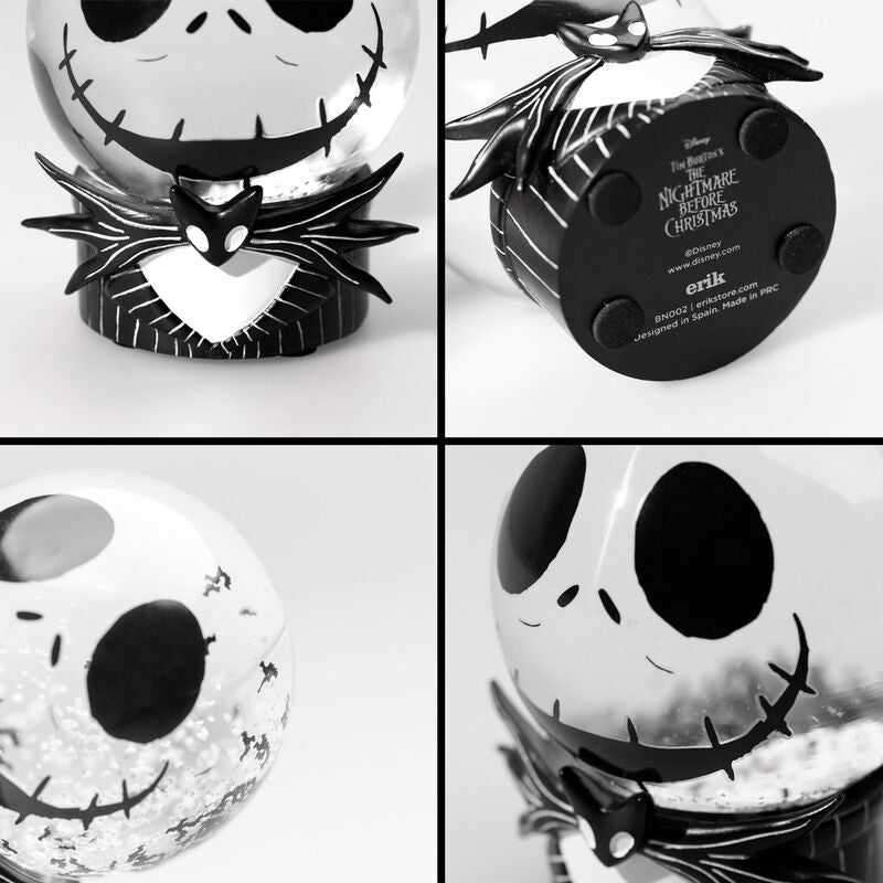 Bola de nieve de Jack Skellington con base negra - 3