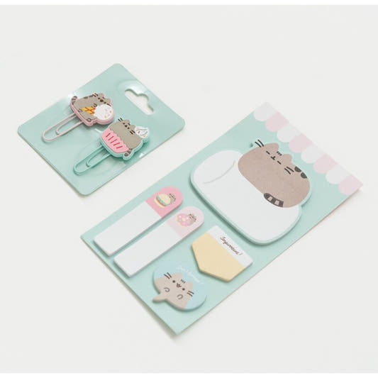 Set de papelería ERIK Pusheen Foodie Collection en tonos pastel - 3