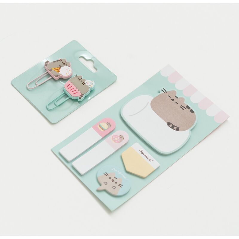 Set de papelería ERIK Pusheen Foodie Collection en tonos pastel - 3