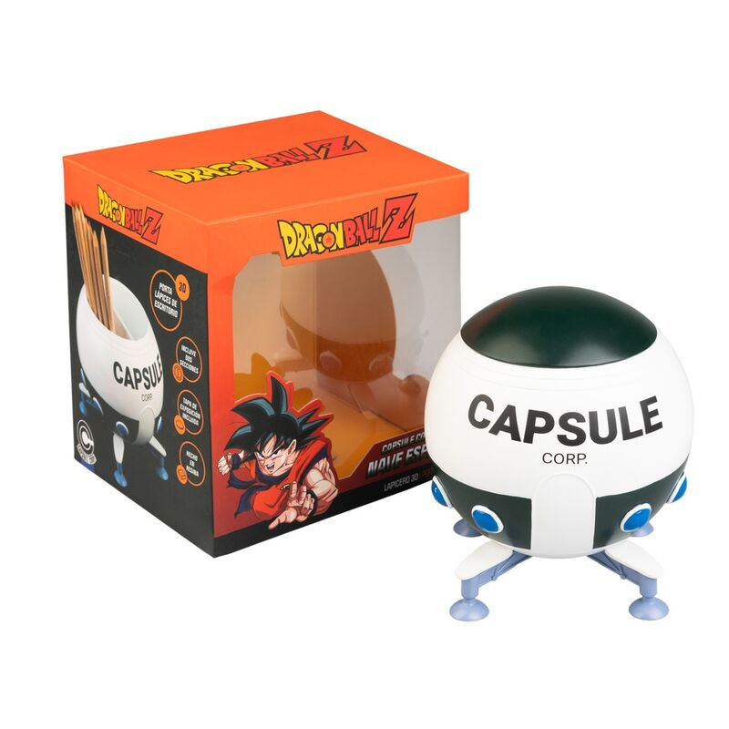 Portalápices esférico Capsule Corp de Dragon Ball Z con patas - 3