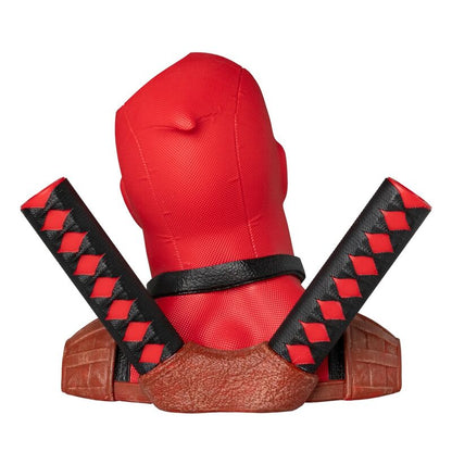 Portalápices Deadpool Marvel rojo y negro con tres compartimentos - 3