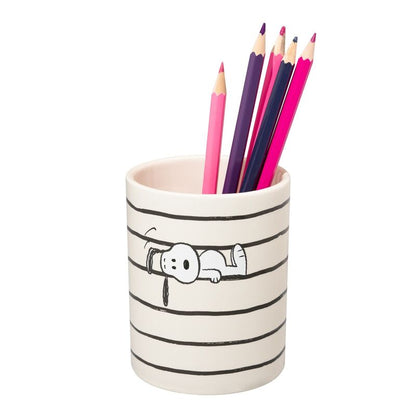 Portalápices de cerámica ERIK con Snoopy y Woodstock - 3