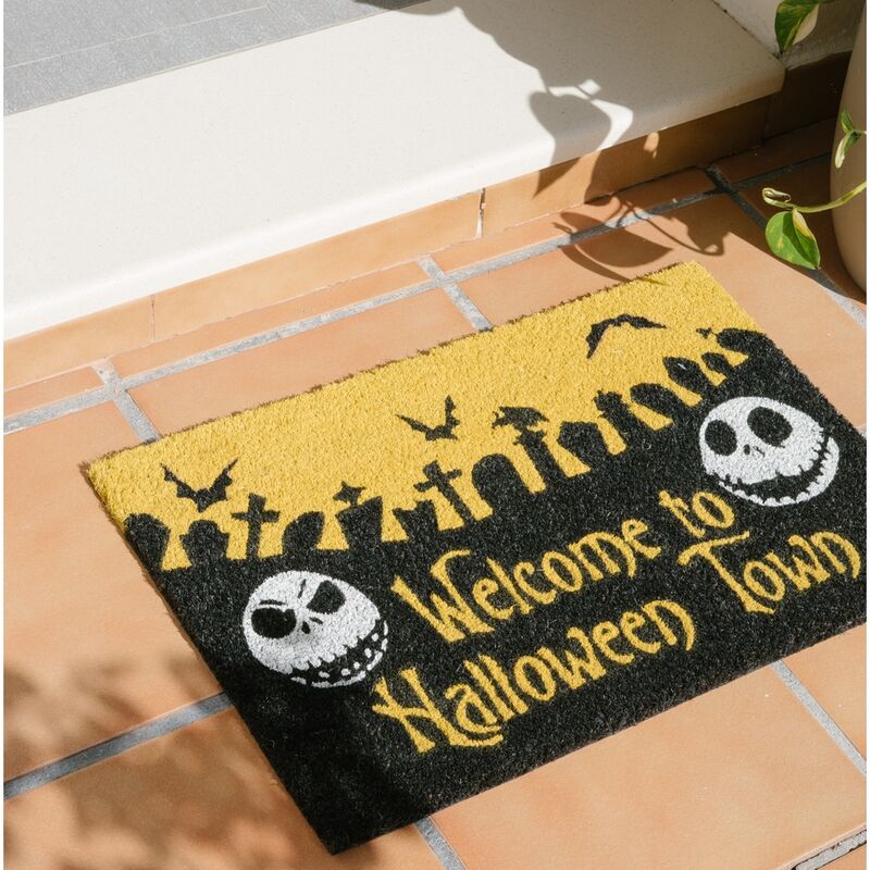 Felpudo de Pesadilla Antes de Navidad con diseño Halloween Town - 4
