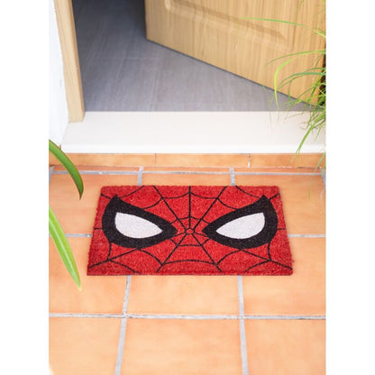 Felpudo rojo de Spider-Man Marvel con telaraña negra - 4