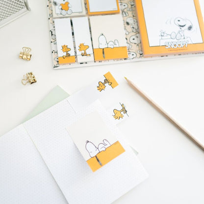 Cuaderno de notas adhesivas Snoopy Lazy Days con bloc y etiquetas adhesivas - 4