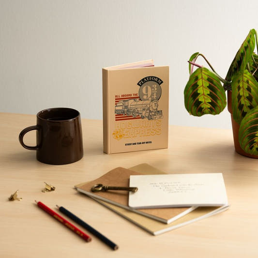 Cuaderno de notas adhesivas Harry Potter Plataforma 9 3/4 con diseño del Hogwarts Express - 4