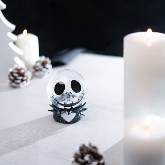 Bola de nieve de Jack Skellington con base negra - 4