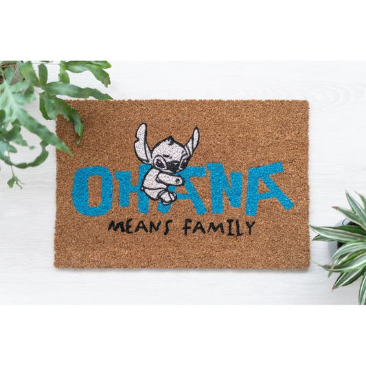 Felpudo de fibra de coco Ohana con Stitch Disney - 4
