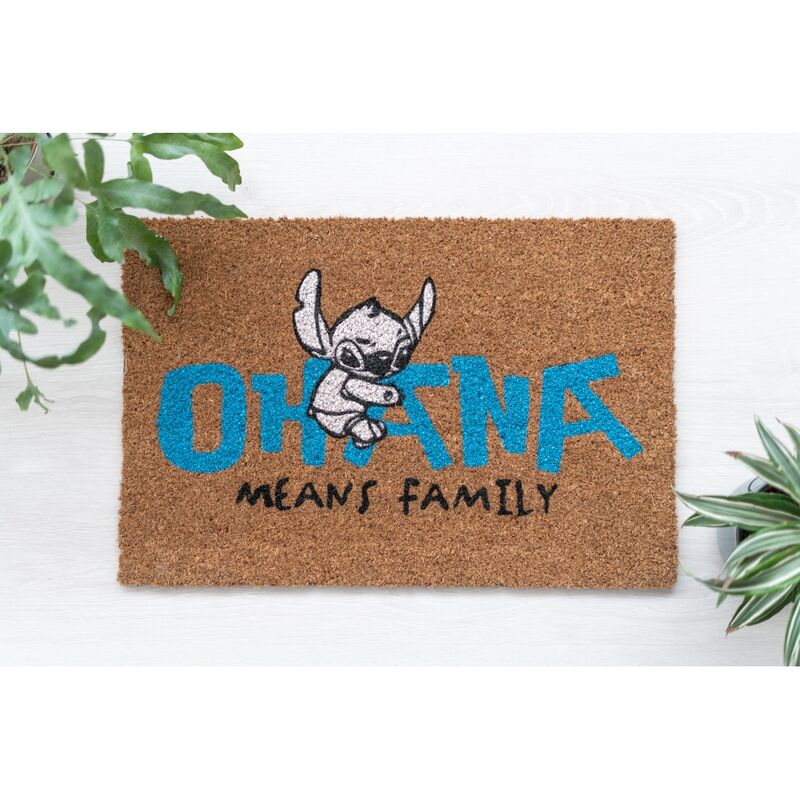 Felpudo de fibra de coco Ohana con Stitch Disney - 4
