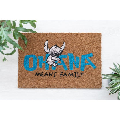Felpudo de fibra de coco Ohana con Stitch Disney - 4