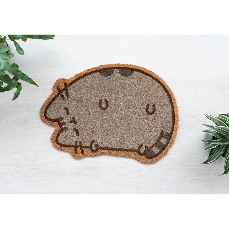 Felpudo de fibra de coco con diseño de gato Pusheen - 4