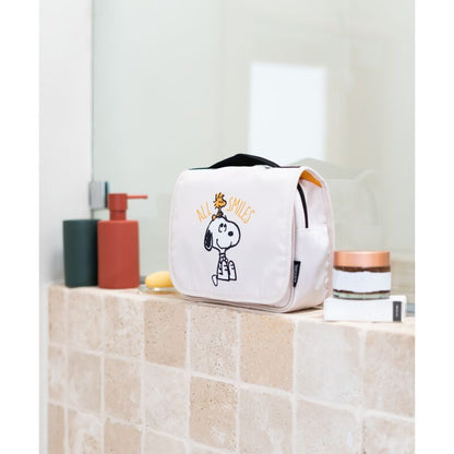 Neceser de viaje Snoopy ERIK desplegado con compartimentos y gancho - 3