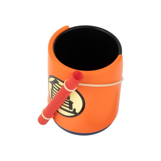 Portalápices naranja de Son Goku Dragon Ball Z con bolígrafo rojo - 4
