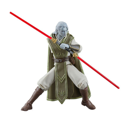 Figura articulada de Dagan Gera con sable de luz rojo de doble hoja