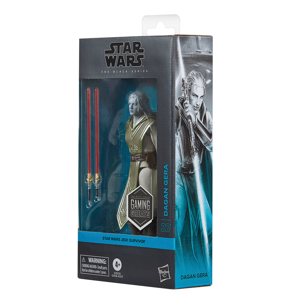 Figura articulada de Dagan Gera con sable de luz rojo de doble hoja - 9