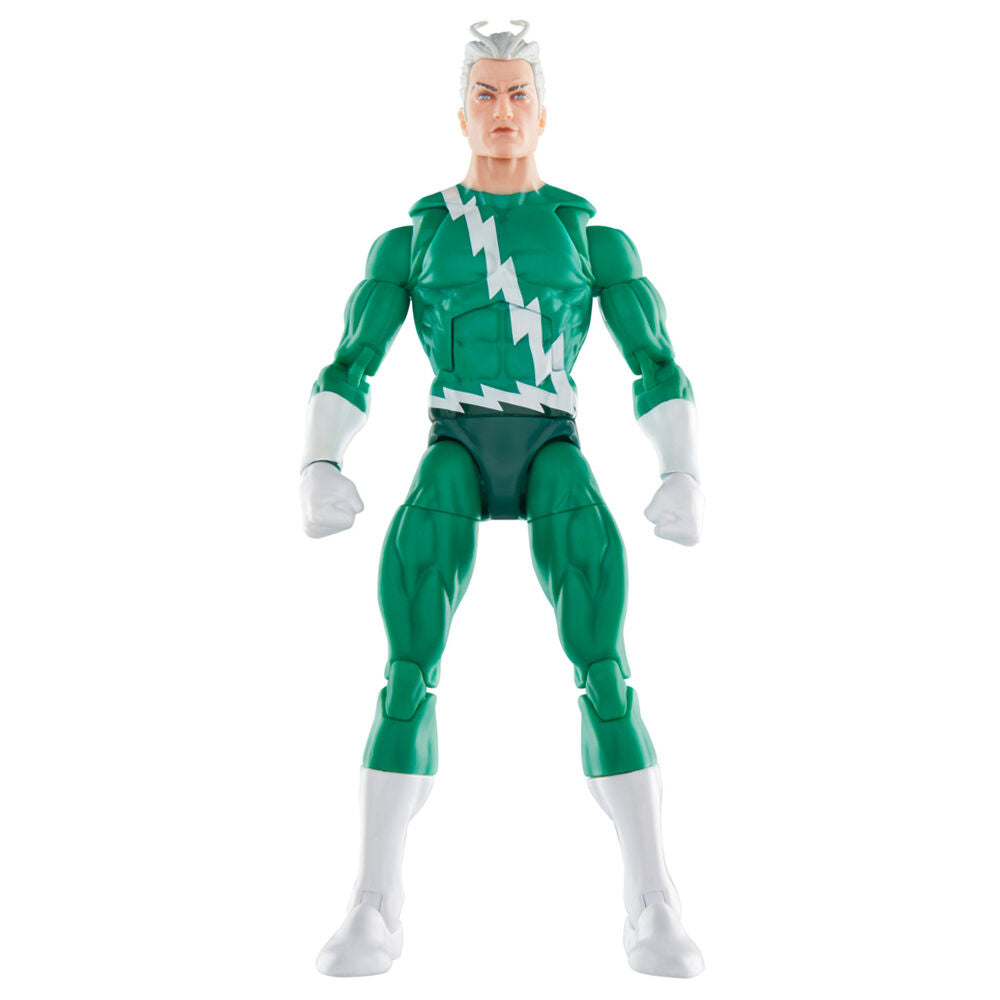 Figura articulada de Quicksilver Marvel con traje verde y detalles blancos - 3