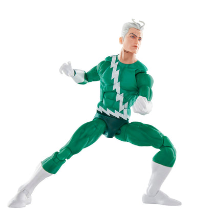 Figura articulada de Quicksilver Marvel con traje verde y detalles blancos - 5